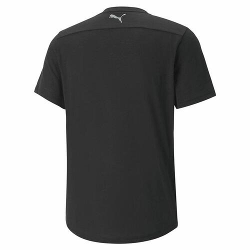 Kortærmet T-shirt til Mænd Puma Performance Logo Sort Mænd S