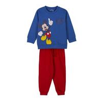 Træningsdragt til børn Mickey Mouse Blå 4 år
