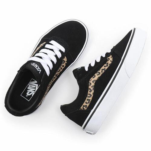 Kondisko til Børn Vans Ward Suede Sort Leopard 27