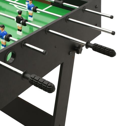 Foldbart bordfodboldbord 121 x 61 x 80 cm sort