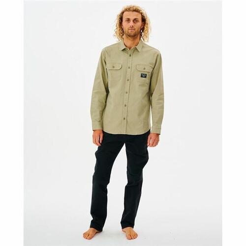 Langærmet Trøje til Mænd Rip Curl Epic Beige S