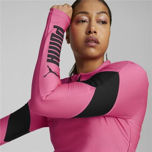 Langærmet T-shirt til Kvinder Puma Fuchsia Pink L