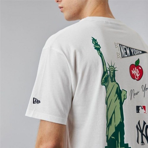 Kortærmet T-shirt til Mænd New Era New York Yankees MLB City Graphic Oversized - M