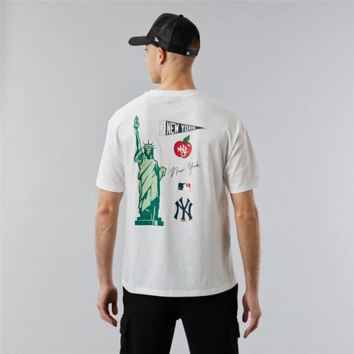Kortærmet T-shirt til Mænd New Era New York Yankees MLB City Graphic Oversized - M