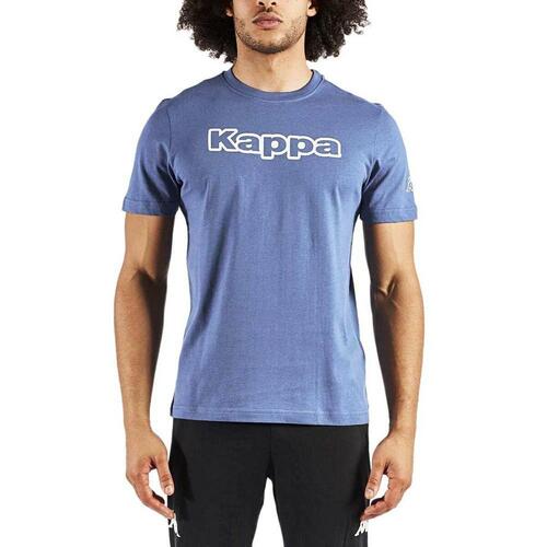 Kortærmet T-shirt til Mænd Kappa Blå Mænd S