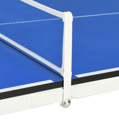 Bordtennisbord med net 152 x 76 x 66 cm blå