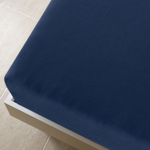 Stræklagner 2 stk. 100×200 cm i jerseybomuld - marineblå