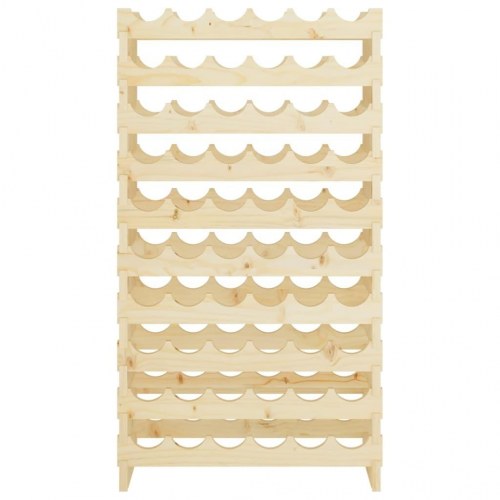 Vinreol 65x29x112 cm massivt fyrretræ