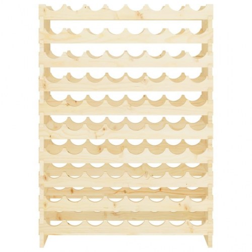 Vinreol 83x29x112 cm massivt fyrretræ