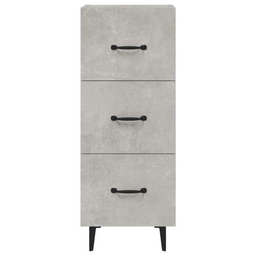 Skænk 34,5x34x90 cm konstrueret træ betongrå