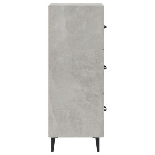 Skænk 34,5x34x90 cm konstrueret træ betongrå