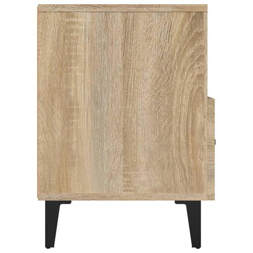Tv-bord 80x36x50 cm konstrueret træ sonoma-eg