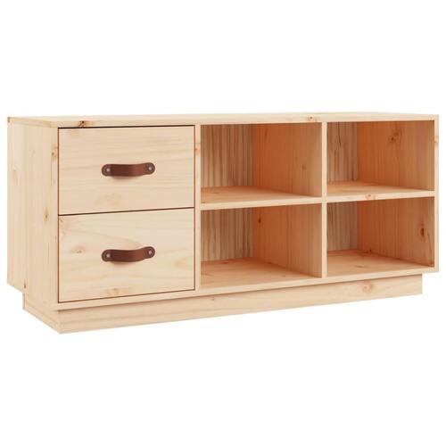 Skobænk 100x34x45 cm massivt fyrretræ
