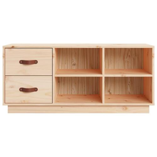 Skobænk 100x34x45 cm massivt fyrretræ