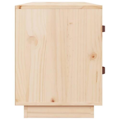 Skobænk 100x34x45 cm massivt fyrretræ