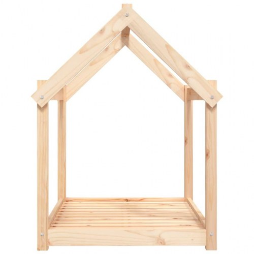 Hundeseng 101x70x90 cm massivt fyrretræ