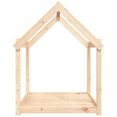 Hundeseng 111x80x100 cm massivt fyrretræ