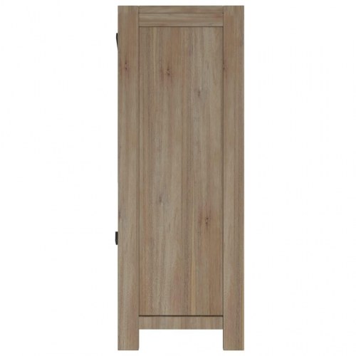 Bogreol med 3 hylder 80×30×80 cm i massivt akacietræ