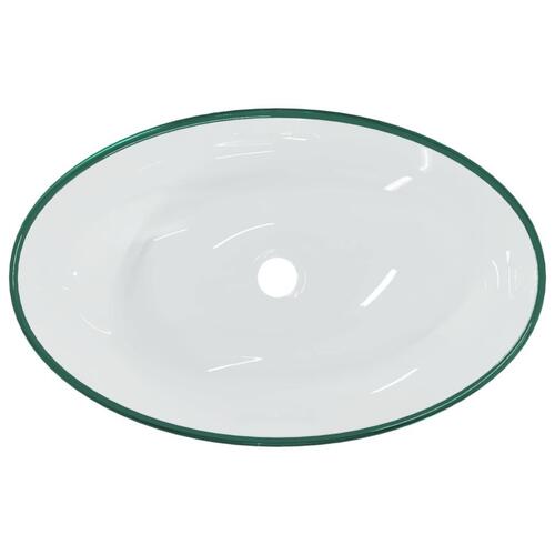 Håndvask 54,5x35x15,5 cm hærdet glas transparent