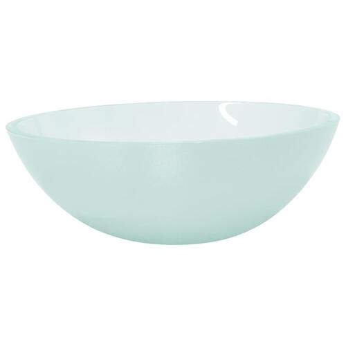Håndvask 50x37x14 cm glas matteret