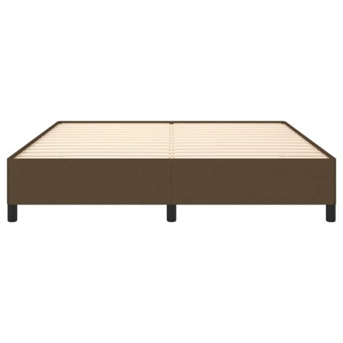 Sengeramme uden madras 180×200 cm i stof - mørkebrun