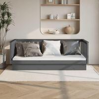 Daybed 100x200 cm massivt fyrretræ grå