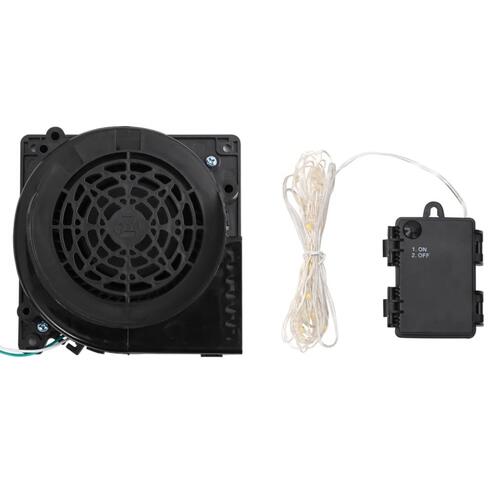 Oppustelig snemand med LED'er 250 cm