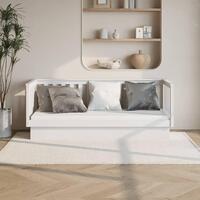 Daybed 75x190 cm massivt fyrretræ hvid