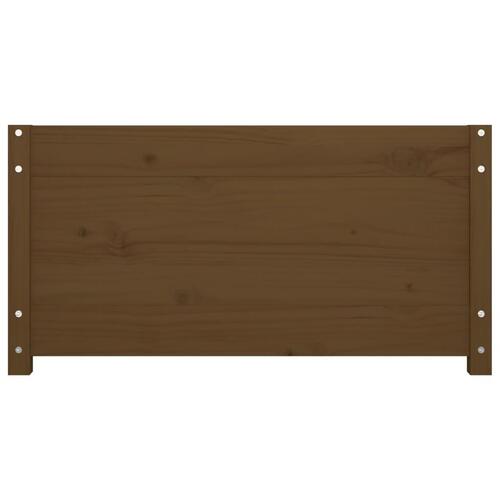 Daybed 80x200 cm massivt fyrretræ gyldenbrun