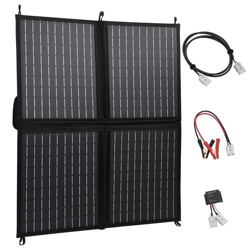 Foldbar solcelleoplader 80 W 12 V