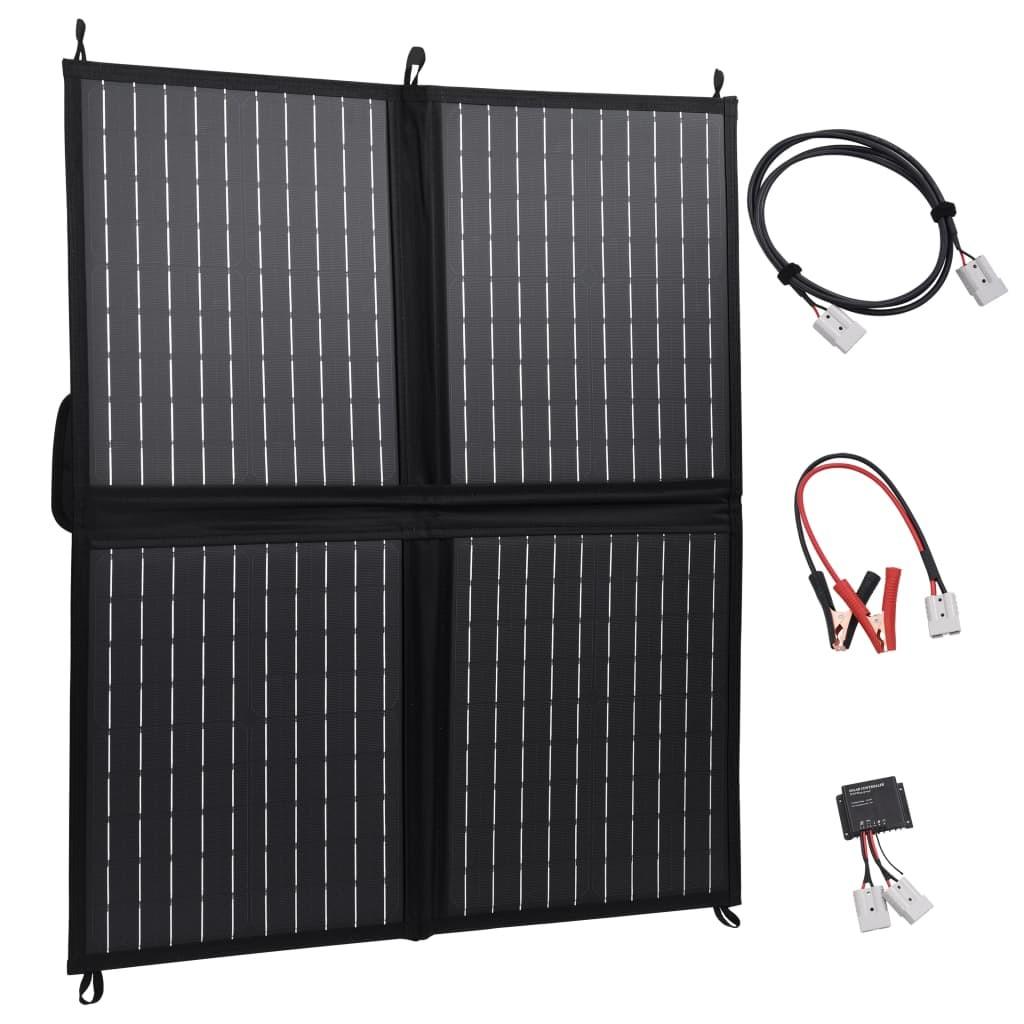 Foldbar solcelleoplader 80 W 12 V