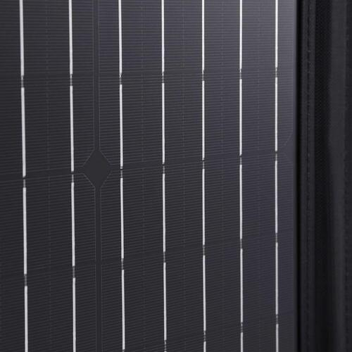 Foldbar lader til solpanel 100 W 12 V
