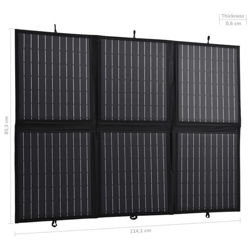 Foldbar oplader til solpanel 120 W 12 V