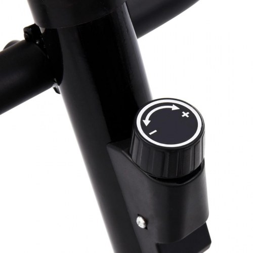 Motionscykel med bæltemodstand blå