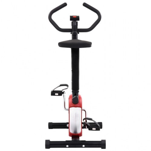 Motionscykel med bæltemodstand rød