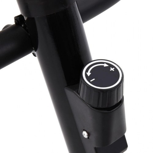 Motionscykel med bæltemodstand rød