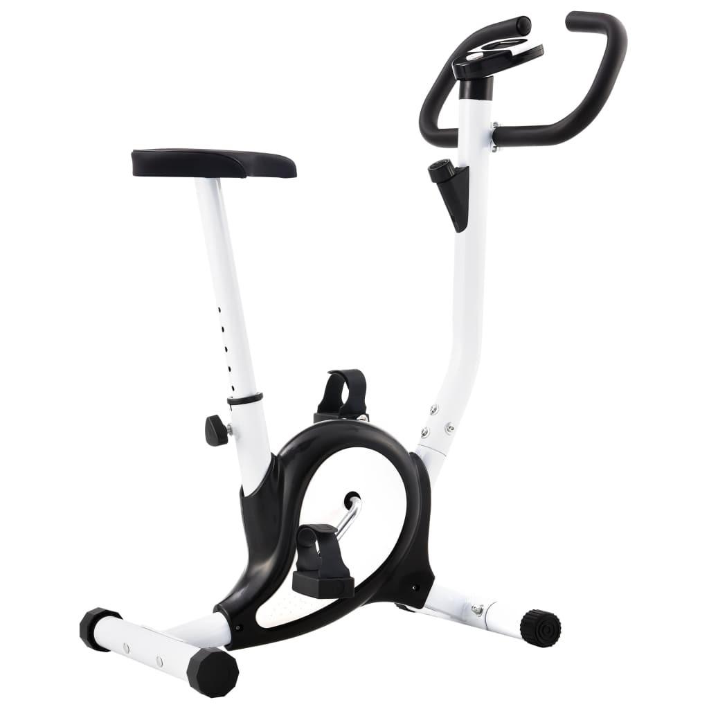 Motionscykel med bæltemodstand sort