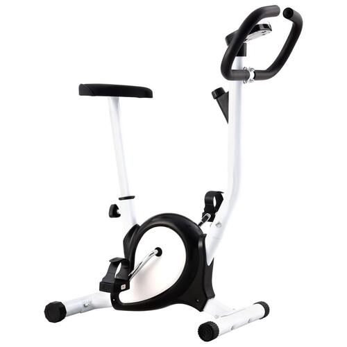 Motionscykel med bæltemodstand sort