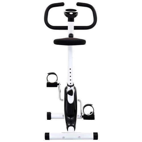 Motionscykel med bæltemodstand sort