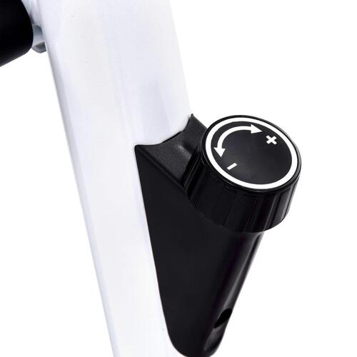Motionscykel med bæltemodstand sort