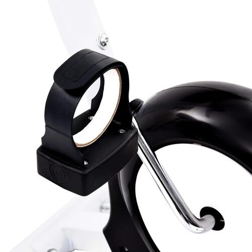 Motionscykel med bæltemodstand sort