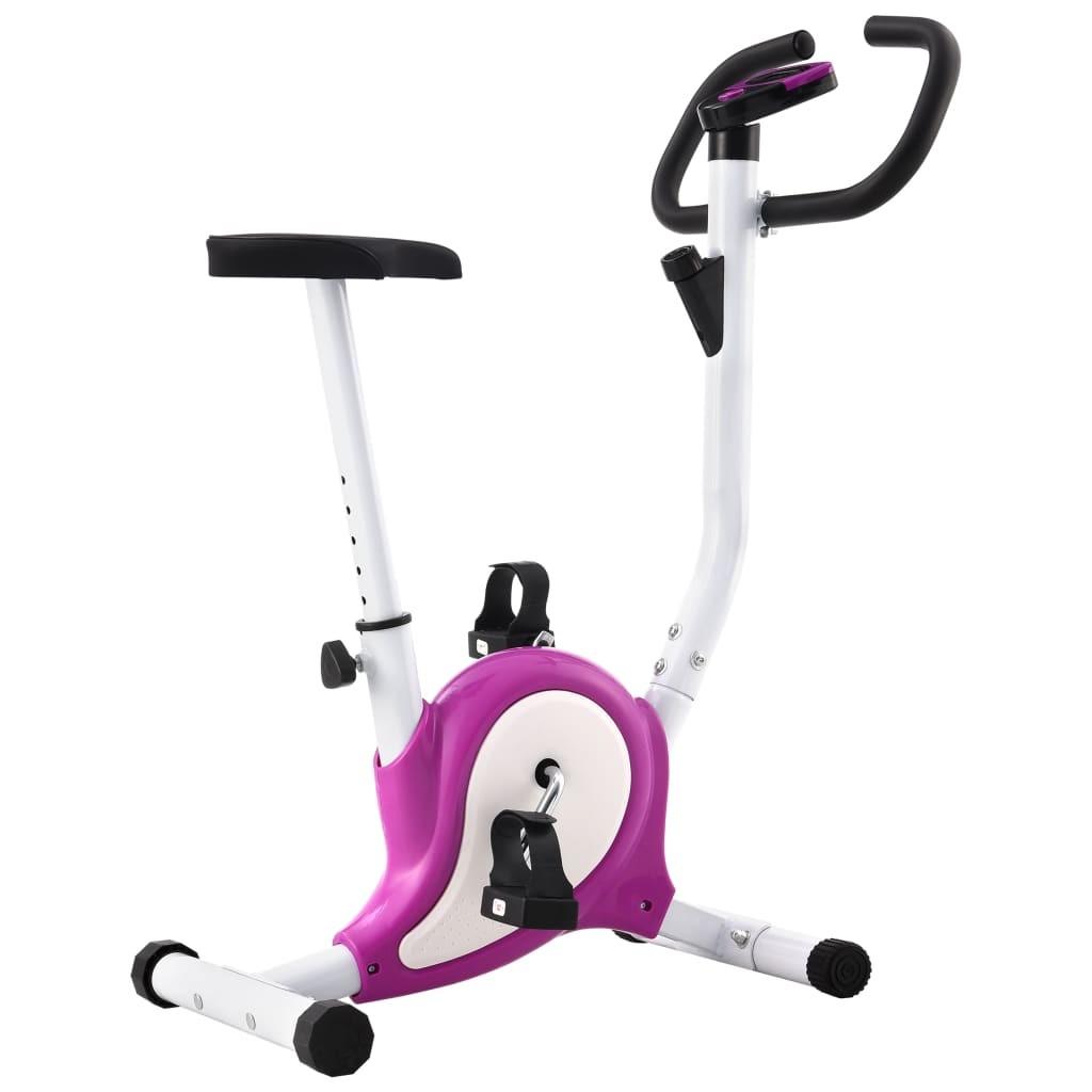 Motionscykel med bæltemodstand lilla