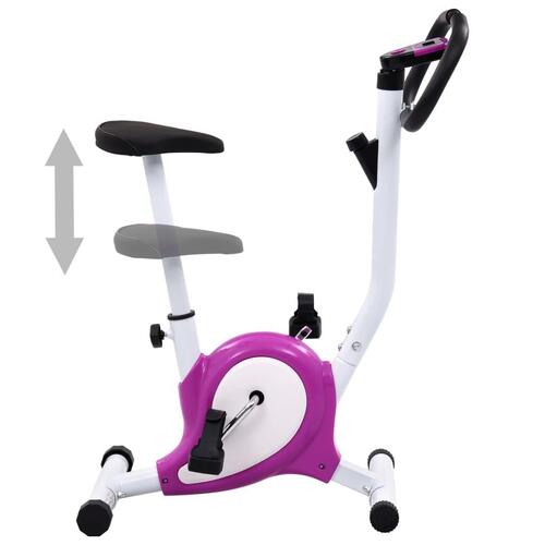 Motionscykel med bæltemodstand lilla