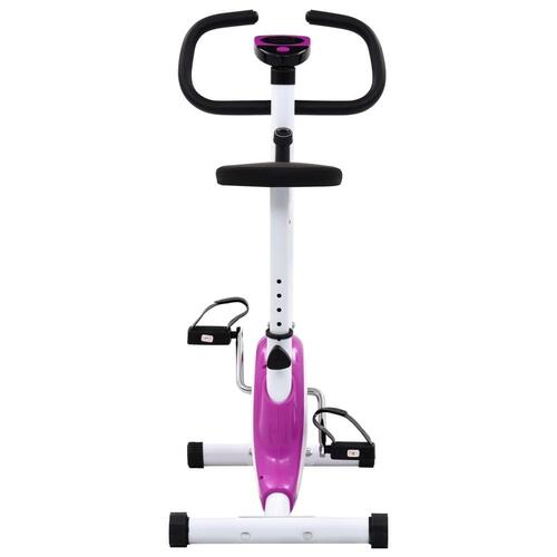 Motionscykel med bæltemodstand lilla