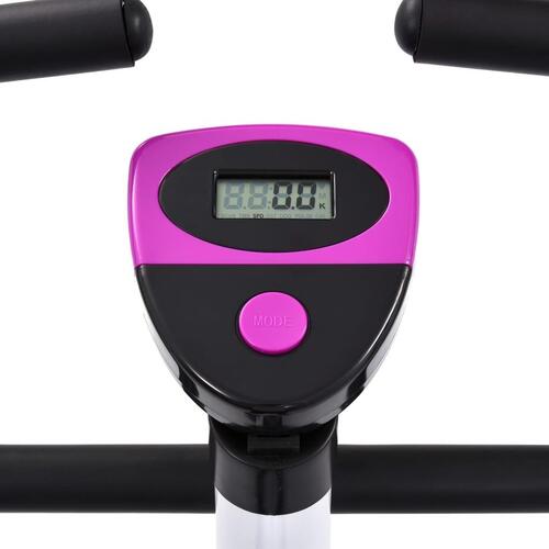 Motionscykel med bæltemodstand lilla
