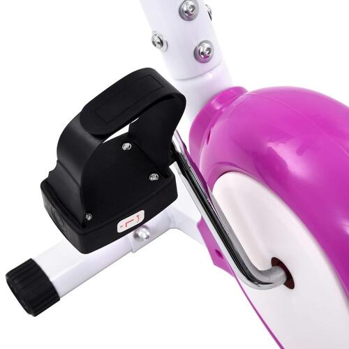 Motionscykel med bæltemodstand lilla