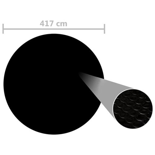 Poolovertræk 417 cm PE sort