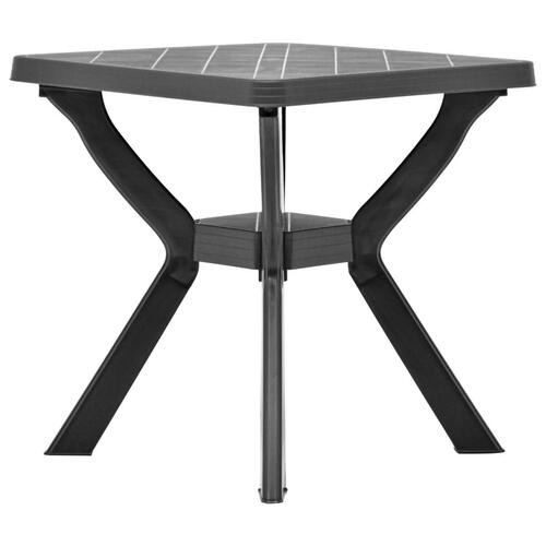 Bistrobord 70x70x72 cm plast antracitgrå