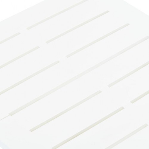Foldbart havebord 45x43x50 cm plastik hvid