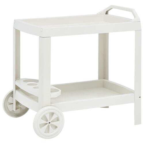 Rullevogn 69x53x72 cm plastik hvid